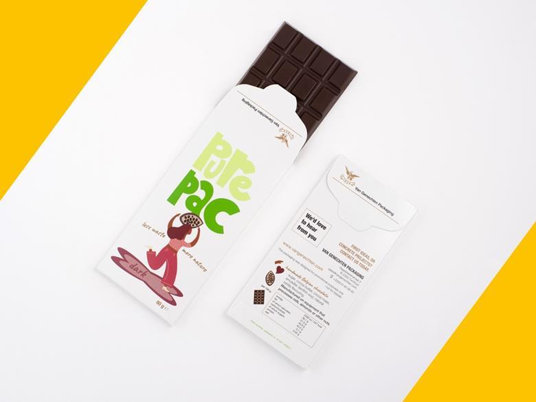 Chocolade verpakking van Van Genechten Packaging