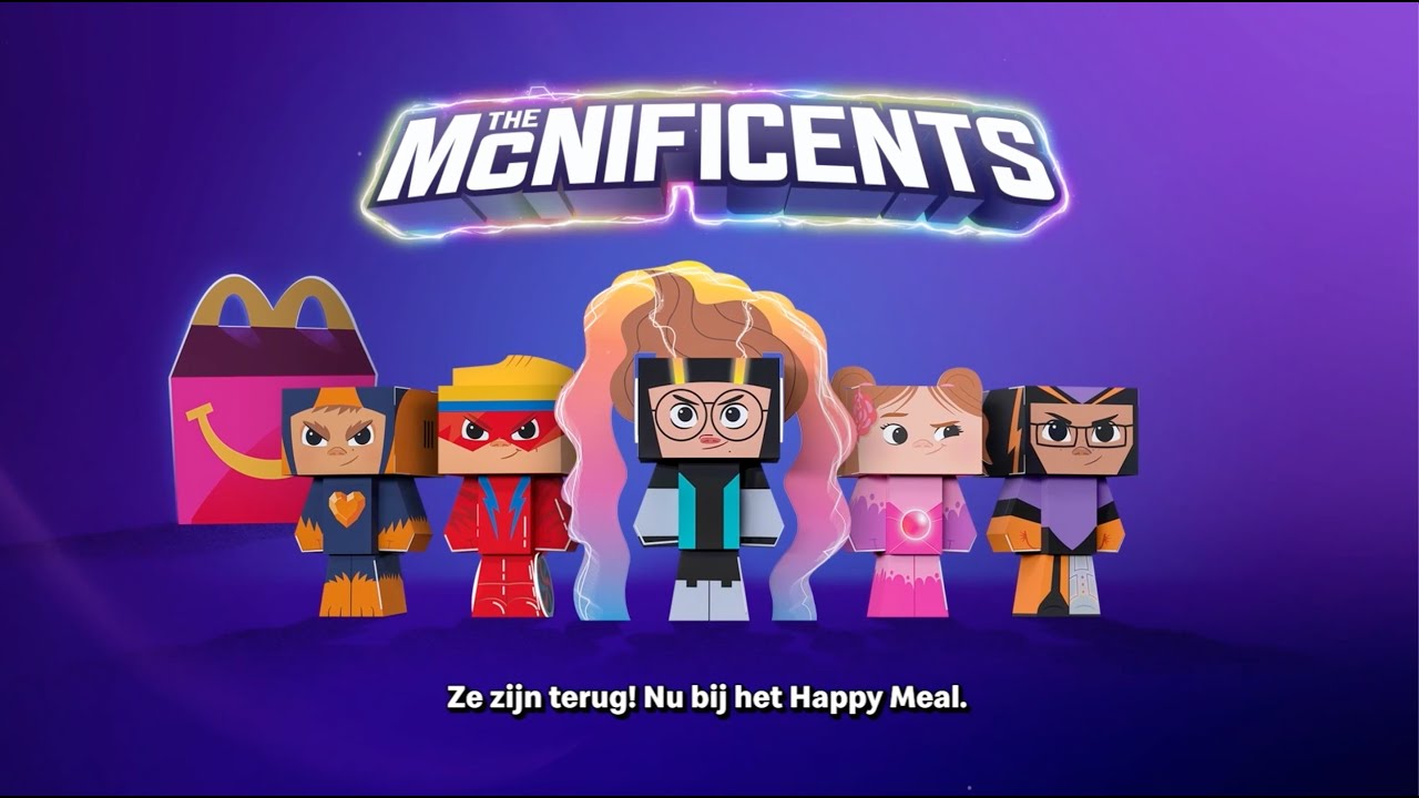 McDonald's tovert kinderen om in superhelden van vouwkarton